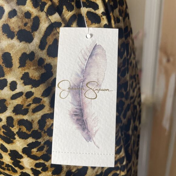 Jessica Simpson Women's Cheetah Printed Pull On Pant Size Small - Picture 6 of 7